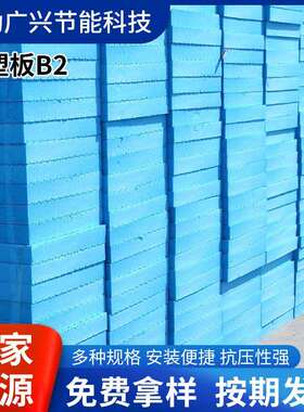 挤塑板B2 蓝色b2地暖隔热聚苯乙烯挤塑泡沫匀质板厂家定 制保温