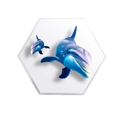 桌面led3D全息风扇广告机六边型亚克力罩裸眼3D风扇六边形全息风