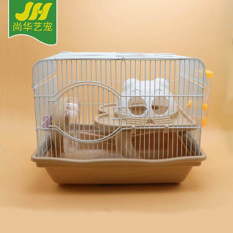 新款直销新款创意款仓鼠笼 仓鼠用品 猫头仓鼠笼双层别墅宠物笼