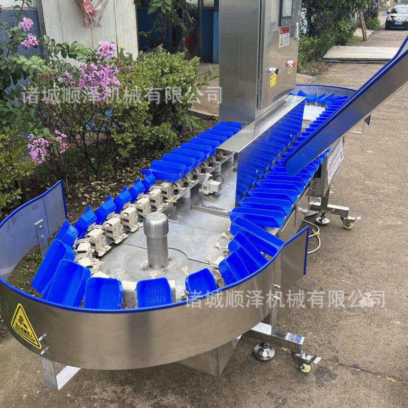 多级别大闸蟹海参重量分选机转盘式海产品分选设备金鲳鱼分级机