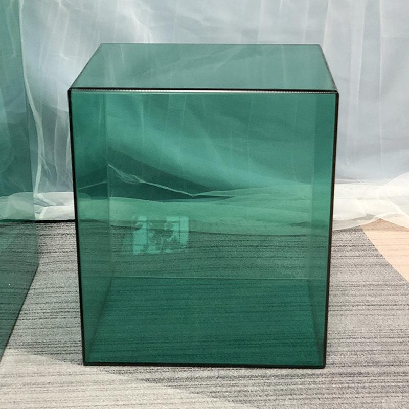 长期供应炫彩亚克力地台服装店橱窗展示台彩色透明亚克力几何摆件