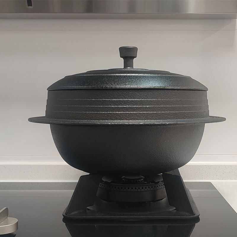 韩式飞碟锅铸铁锅老式朝鲜族大铁锅加厚炖炒米饭锅无涂层传统萍润,收纳整理,整理架/置物架/收纳架,淘宝优惠券,粉丝福利购,淘宝优惠卷