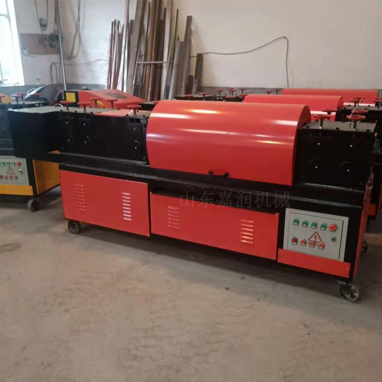 全自动双曲线钢管调直机 脚手架翻新除锈调直刷漆机