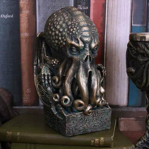克苏鲁神话CTHULHU章鱼雕像哥特模型艺术高级感小众桌面摆件发疯