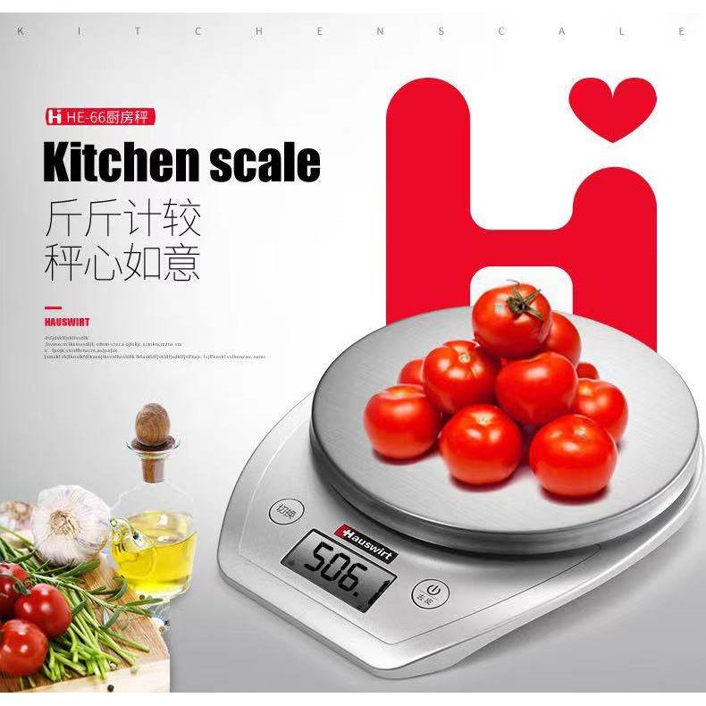 海氏HE-66厨房秤烘焙电子秤家用0.1g精度食物称辅食迷你智能