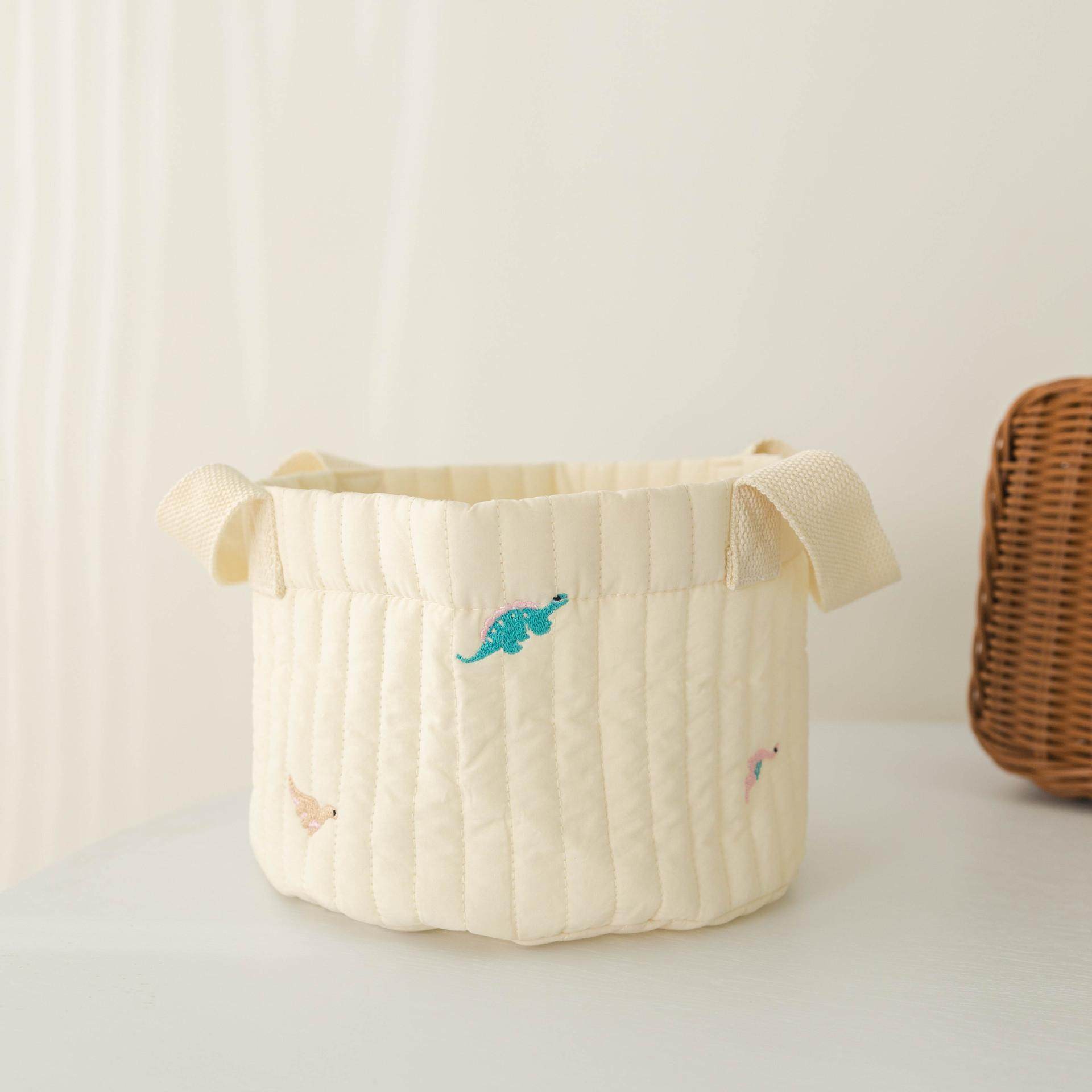 婴儿床挂收纳床边挂篮床头挂袋宝宝尿不湿尿布收纳袋床围栏置物筐