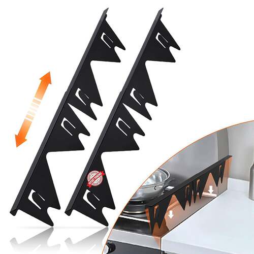 【网D价】金属可伸缩灶台填缝板stove gap covers炉子柜台缝隙
