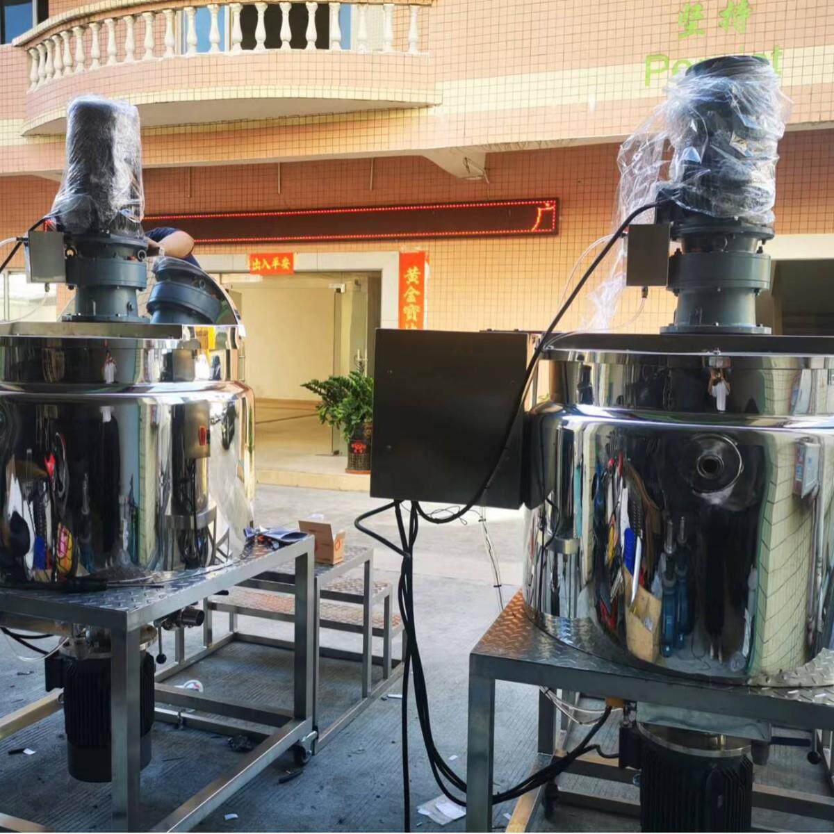 不锈钢搅拌锅化妆品洗发水沐浴露日化液洗锅食品搅拌机防锈耐用