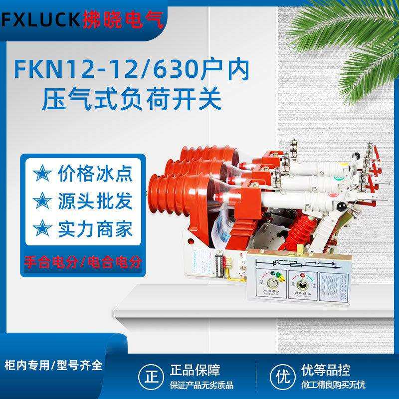 FKN12-12/630户内高压压气式负荷开关FN12-12RD电动手合电分FZN25
