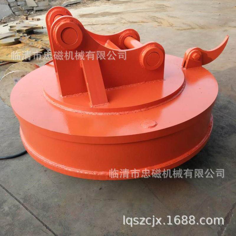 挖掘机电磁铁MW5-120L/1起重电磁吸盘厂家销售质量保障