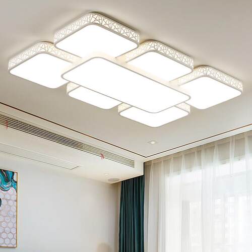 Led吸顶灯客厅灯2025新简单现代大气卧室灯矩形家用灯照明