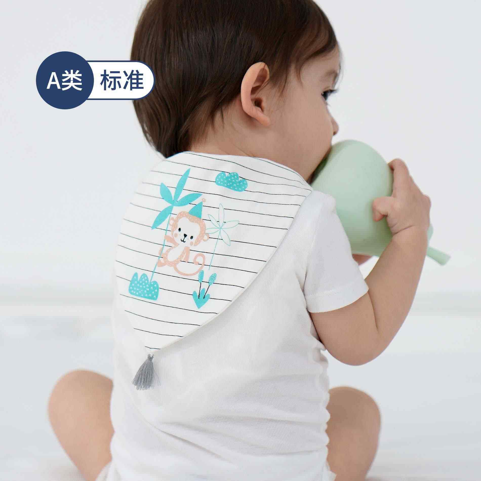 2025新款婴儿加大款垫背吸汗巾幼儿园宝宝汗巾春秋儿童隔汗巾纯棉