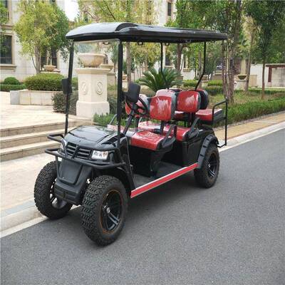 景区游览观光接送成人代步四轮6座越野汽动ClubCar先驱高尔夫球车