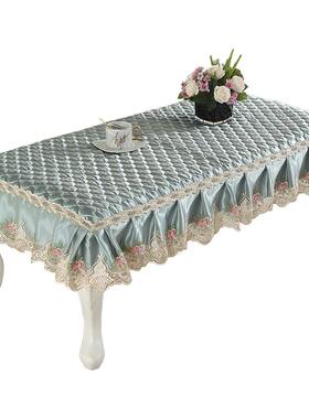 茶几垫桌布桌布餐艺套罩方形欧式蕾丝布客F76J56SH厅网红电长视柜