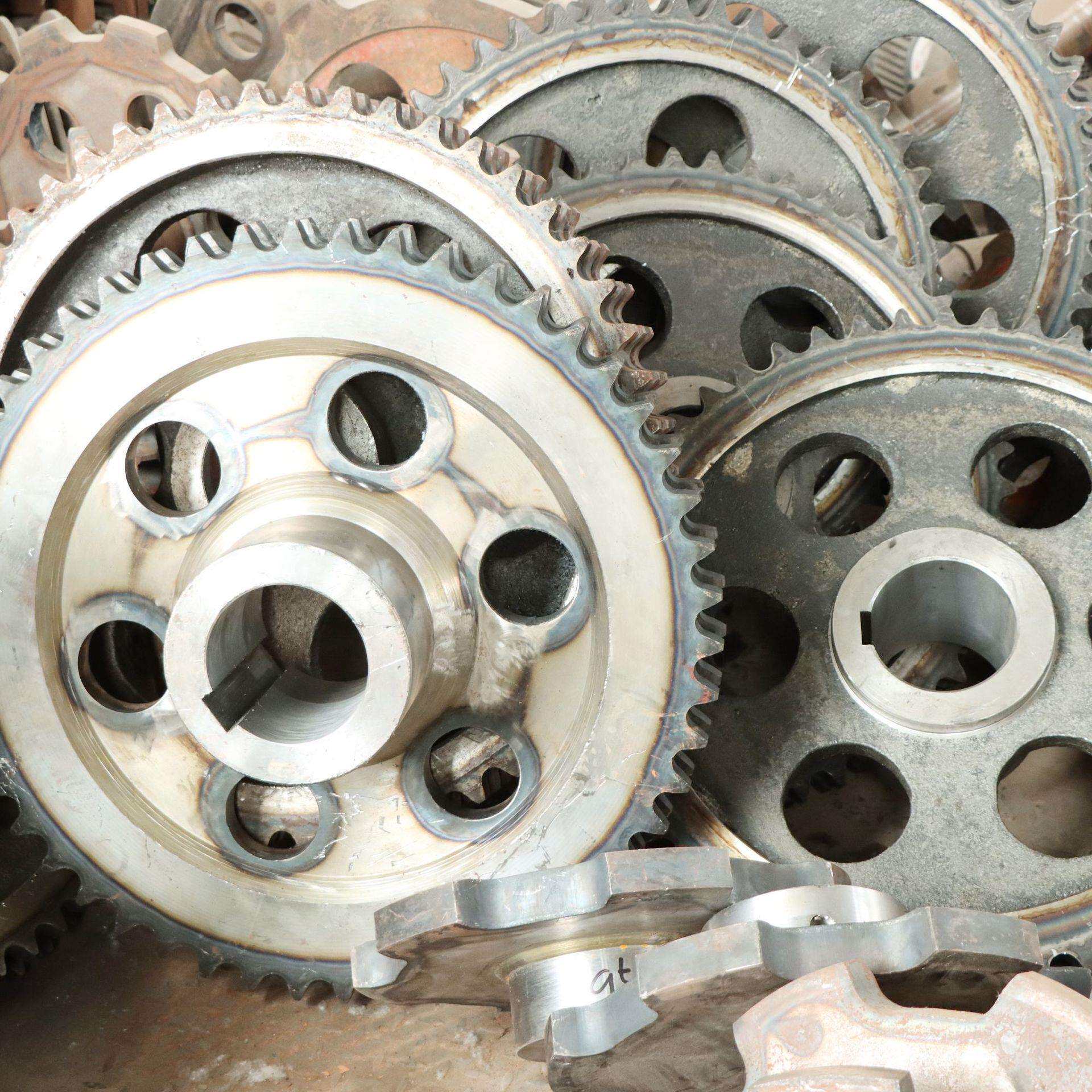 矿NE提升机110传动双链轮用非刮板机齿轮链轮单排双节距标链轮