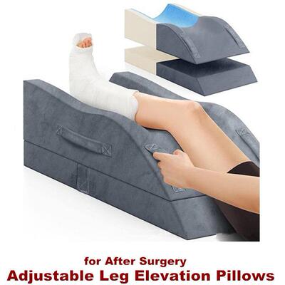 Adjustable Leg Elevation Pillows for After Surgery Rest