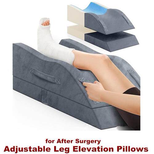 Adjustable Leg Elevation Pillows for After Surgery Rest