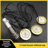 免开孔三头贴片拾音器吉他古筝尤克里里EQ贴片6.35尾钉 蜂鸣片