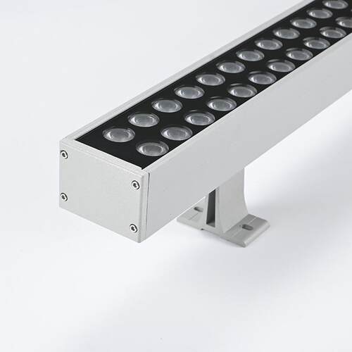 LED洗墙le灯d洗墙双排48W72工W暖白光户外防水程线条灯墙桥梁外亮