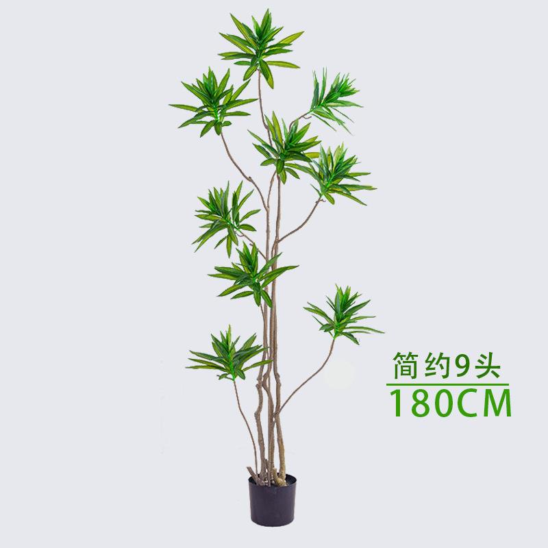 仿真绿植百合竹家居装饰室内摆件假盆栽生植物加密轻奢百合花植物