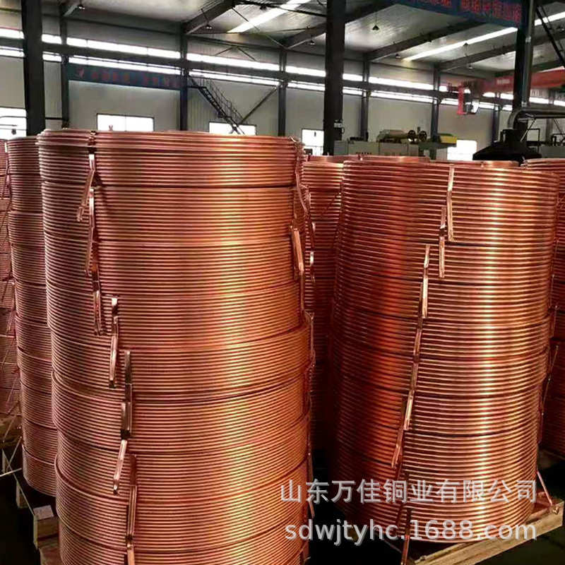 铜管紫铜t2 制冷冷塑空调r410a包tp2管 管媒矩形管 管 紫铜批发方