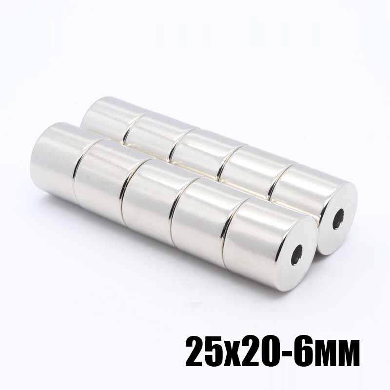 25*20-6螺丝沉头带孔钕铁硼强磁大量现货25x20-6沉孔圆形磁铁磁石