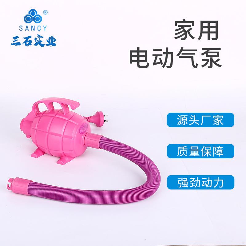 500W电动户外充气泵家用水池橡皮艇充气泵体操垫充气泵气模充气泵