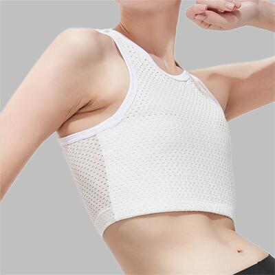 st Binder Corset Stretch Body Shaping Buckle Tomboy Bra Tank