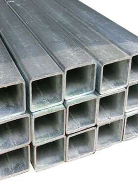 镀锌钢管30*30方管50*50镀锌方管80*80方通100*100方钢隔栏扁方管