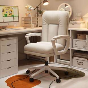家用舒适电脑椅书桌椅子靠背轻奢办公椅学习久坐卧室转椅书房座椅