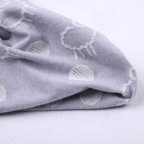 95棉棉HWD面棉拉架凹凸布双立体提花单面汗布有机童装面料几何印