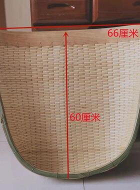农用纯手工柳编簸箕家用大中小号柳条簸箕笸箩收纳筐结实耐用抖米