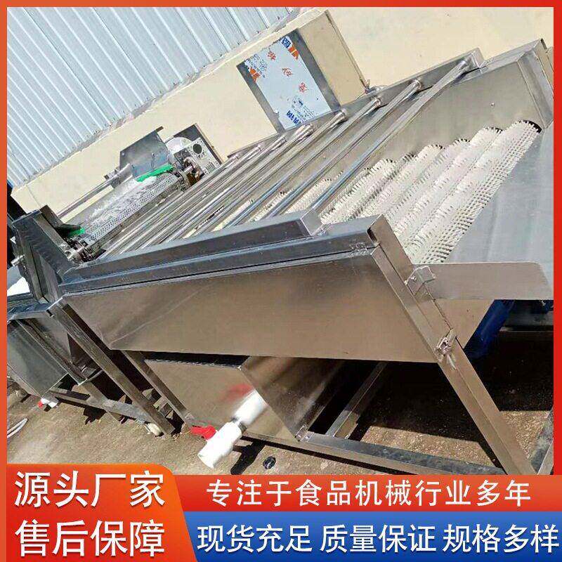 毛辊清洗机骏枣清洗机 全自动生蚝清洗机 牡蛎平行毛辊清洗机
