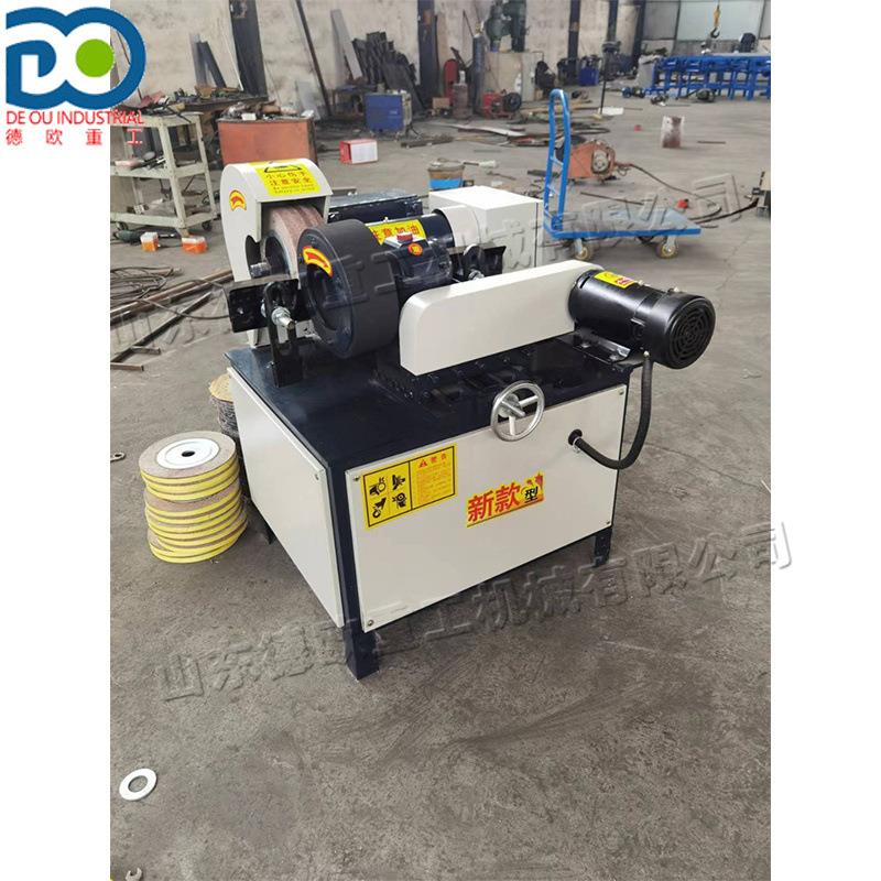 金属管材外圆抛光机 铜管铝管表面抛光拉丝机 圆棍拉丝研磨机