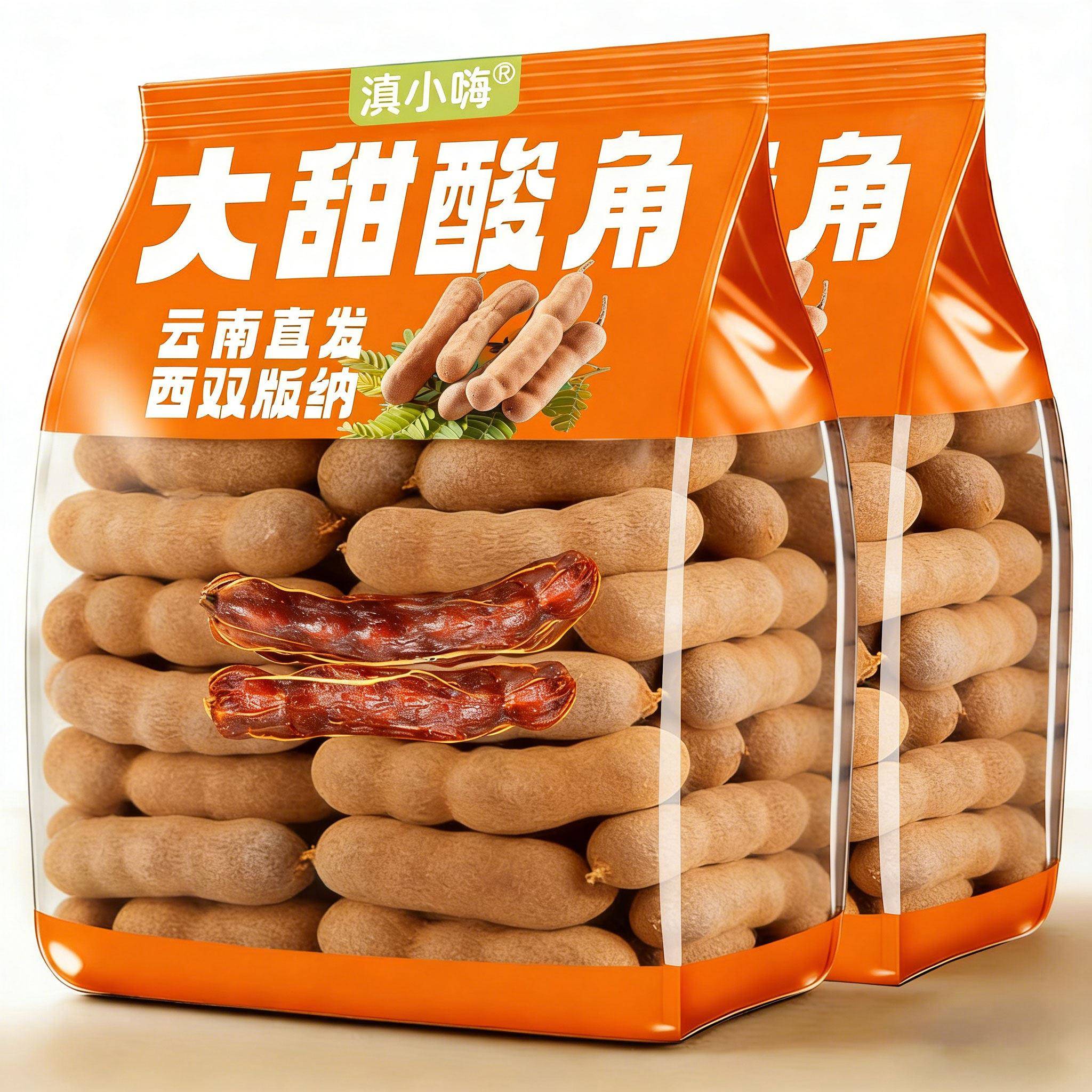 【甜酸角】酸甜角云南特产孕妇零食天然酸角蜜饯罗望子新鲜大甜角