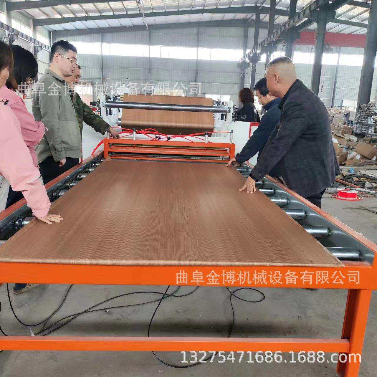 冷胶碳晶板覆膜机竹炭纤维板石塑板涂胶贴面机贴合无泡无皱纹