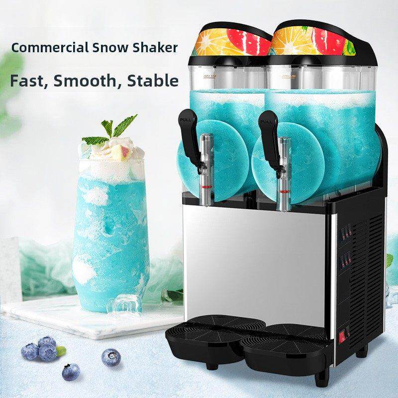 东贝雪融机XC224 商用双缸雪泥机冷饮机雪粒机冰沙机果汁机饮料机