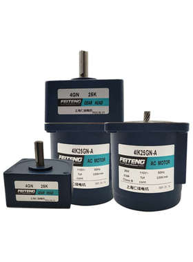 220v减速电机4IK25GN-A流水线马达25W110V定速斜齿交流齿轮减速机