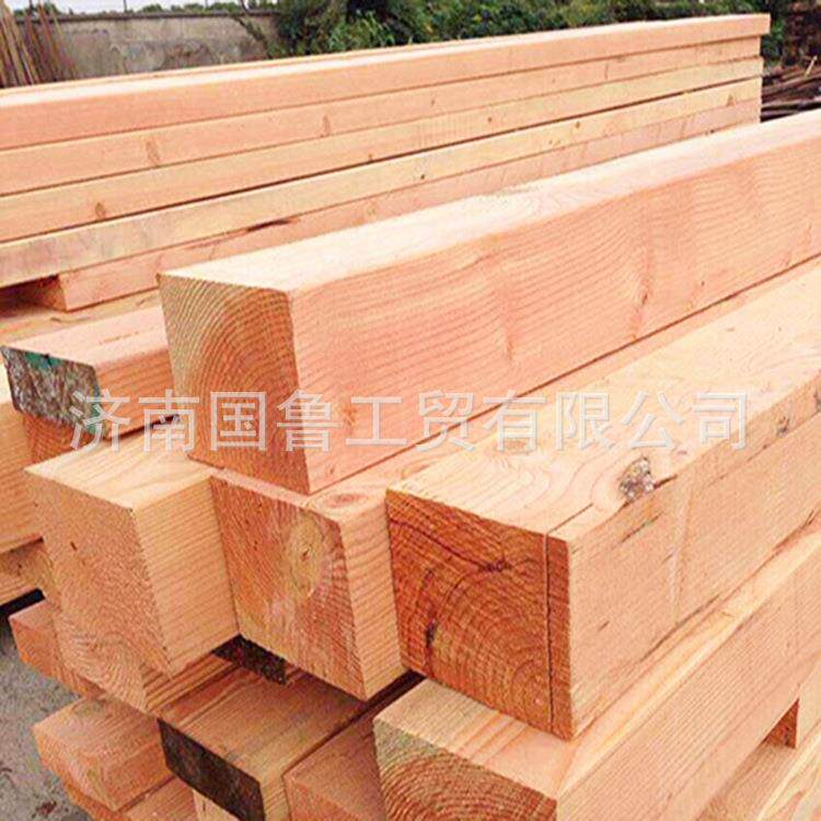 定尺加工花旗松建筑方木 建筑工程专用花旗松方木 山东木材厂家