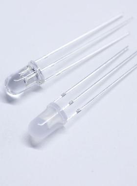 5mm/F5mm透明指雾状f5红白色5mm双蓝白翠绿白共阴共阳直插示le二d