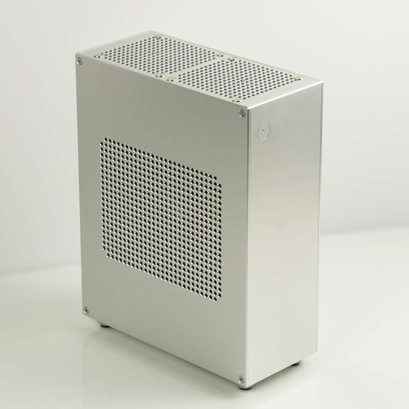 飞优浦  Mini迷你集显机箱  itx 1U电源 全铝机箱定制a4办公主机