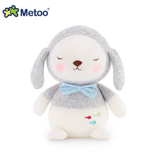 正品metoo咪兔毛玩具线团子公仔可玩偶睡觉抱枕绒床上爱超萌女生