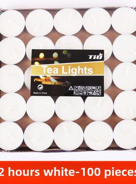 100pcs smokeless candles Boil tea candle tealight lights蜡烛