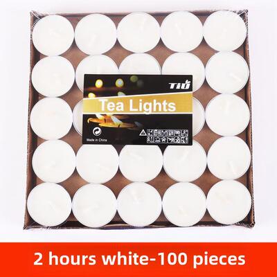 100pcs smokeless candles Boil tea candle tealight lights蜡烛
