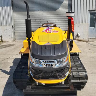 加高底盘水旱两用拖拉机25-120马力履带式旋耕机果园管理机