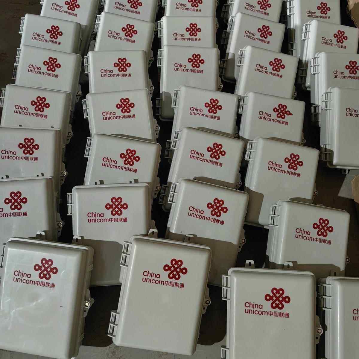 联通室外光缆分纤箱 插片式分光器箱 16芯分线箱 1分16光纤入户箱