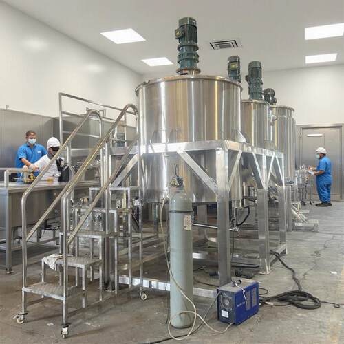 水性胶凝剂混合搅拌锅 水溶性粉末液体搅拌罐 色粉甲油胶混合设备