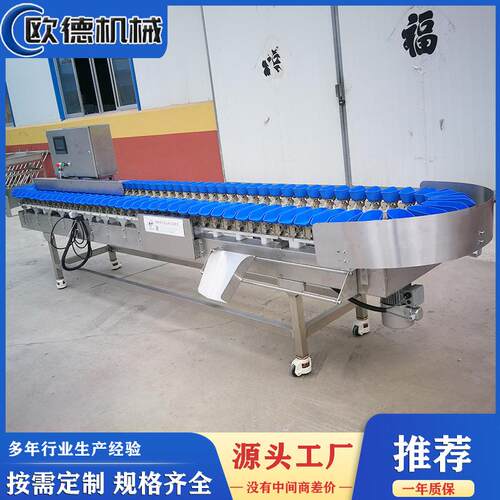机械定制海蛎子分选机生蚝清洗机牡蛎重量分选机整体防水