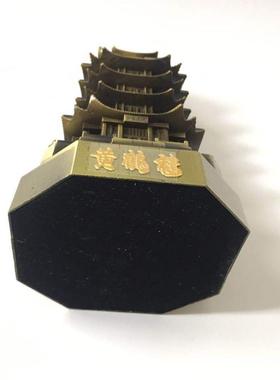 黄鹤楼金属工艺品摆件商务礼品旅游纪念品武汉名楼厂家直供