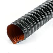 吹膜机用高温硫化管内径20 500mm防火风管硅胶钢丝通耐高温风管